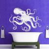 Octopus Wall Decals Vinyl Decal Water Sticker Home Interior Design Mural Sea Ocean Animals Art Tentacles Bathroom Kids Nursery Baby Room Decor MC17 (16x22) view 1