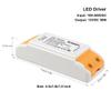 12V LED Driver 36W, 120V AC to DC 12 Volt Low Voltage Transformer Power Supply for Led Strip Lights and G4, MR11, MR16 LED Light Bulbs, 3A Converter Adapter. view 3