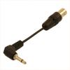 MyCableMart 4inch Right Angle 3.5mm Mono Male to Female BNC Adapter Cable view 2