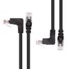 Cable Matters 10Gbps Combo-Pack 90 Degree Cat 6 Ethernet Cable - 5ft, Cat6 Right Angle Ethernet Cable (Right Angle Up and Down Connectors) view 1