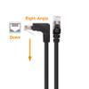 Cable Matters 10Gbps Combo-Pack 90 Degree Cat 6 Ethernet Cable - 5ft, Cat6 Right Angle Ethernet Cable (Right Angle Up and Down Connectors) view 3