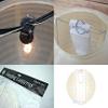 PaperLanternStore.com 12 Inch Beige Irregular Paper Lantern (10 Pack) view 3