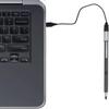 Broonel Metallic Grey Rechargeable Fine Point Digital Stylus Compatible with Lenovo IDEATAB Lynx view 4