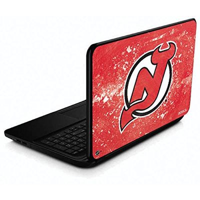 Skinit Decal Laptop Skin Compatible with 15.6 in 15-d038dx - Officially Licensed NHL New Jersey Devils Frozen Design