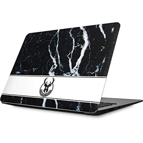 Skinit Decal Laptop Skin Compatible with MacBook Air 13.3 (2010-2017) - Officially Licensed NBA Milwaukee Bucks Marble Design