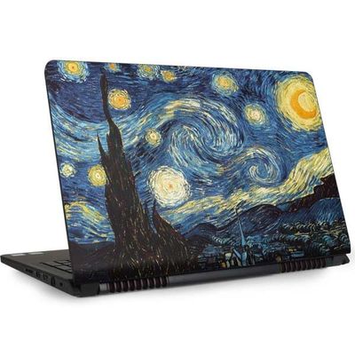 Skinit Decal Laptop Skin Compatible with Inspiron 15 3000 Series (2014) - Officially Licensed Van Gogh - The Starry Night by Van Gogh Design