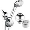 HOTEL SPA - Shower Heads with Handheld Spray - High Pressure with Shower Filter - 4 Inch Showerhead, 4 Inch Handheld Shower Head - 3-in-1, 30 Setting Shower Heads, Showerspa (Chrome) view 1