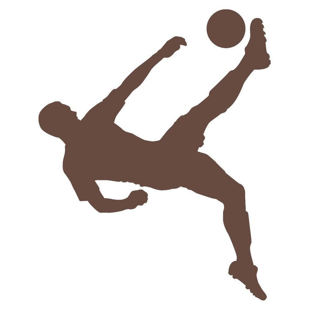 Soccer Save Wall Decal (Brown - Reverse Facing - 3XL) - Sports Collection