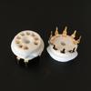 2Pcs 9Pin Gold Plated Vacuum Tube Socket Valve Base For12AX7 12AU7 12AT7 6P1 6N1 view 1