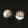 2Pcs 9Pin Gold Plated Vacuum Tube Socket Valve Base For12AX7 12AU7 12AT7 6P1 6N1 view 3