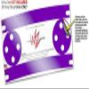 Skin Wrap Decal Set 2 Pack for Amazon Echo Dot 2 - Solids Collection Purple (2nd Generation ONLY - Echo NOT Included) view 3