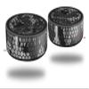 Skin Wrap Decal Set 2 Pack for Amazon Echo Dot 2 - HEX Mesh Camo 01 Gray (2nd Generation ONLY - Echo NOT Included) view 1