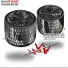 Skin Wrap Decal Set 2 Pack for Amazon Echo Dot 2 - HEX Mesh Camo 01 Gray (2nd Generation ONLY - Echo NOT Included) view 2