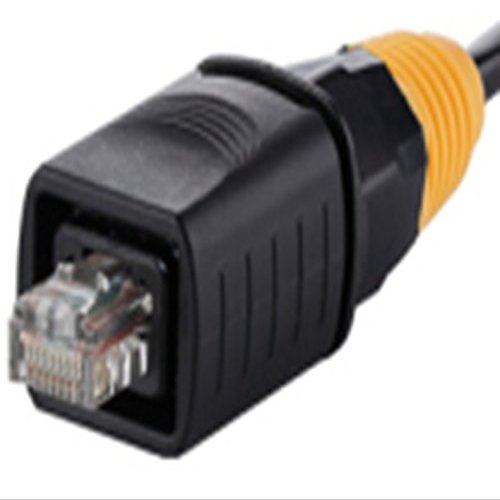 CNLINKO RJ45 Ethernet Industrial Connector, Male Plug, Outdoor Waterproof IP67, Fast Data