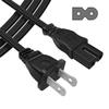 Powseed 6Ft 2 Prong Polarized AC Wall Power Cord Cable Plug for Sony PlayStation 1 2 PS1 PS2, Vizio Sharp Sanyo Emerson TV, Arris Router Modem, Bose Companion 3 5 Multimedia Speaker view 1