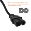 Powseed 6Ft 2 Prong Polarized AC Wall Power Cord Cable Plug for Sony PlayStation 1 2 PS1 PS2, Vizio Sharp Sanyo Emerson TV, Arris Router Modem, Bose Companion 3 5 Multimedia Speaker view 3