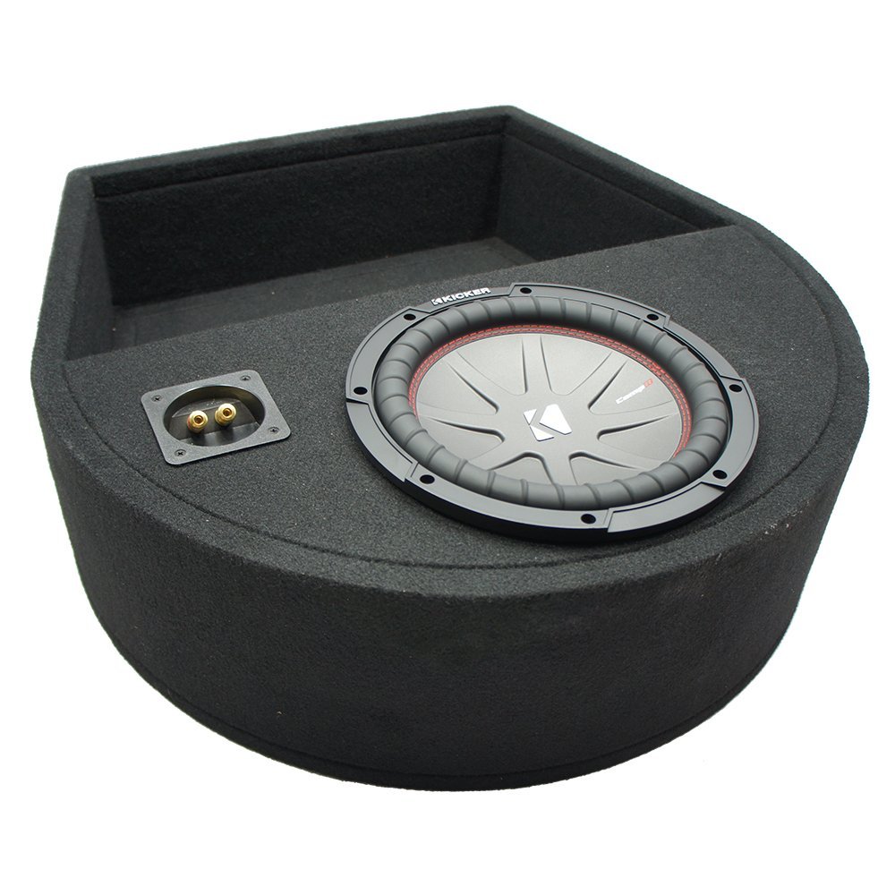 American Sound Connection - Universal Replacement Spare Tire Well Kicker Comp CW10 Single 10 Sub Box 2 Ohm