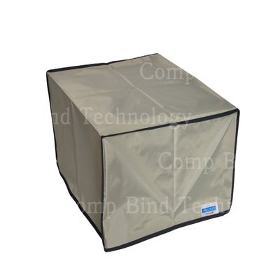 Comp Bind Technology Dust Cover for HP Officejet Pro 6968 e-All-in-One Printer. Silver Nylon Anti-Static Dust Cover - 18.5''W x 15.5''D x 9''H