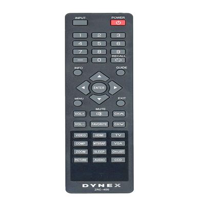 Original Dynex ZRC-400 LCD TV Remote Control for Models DX- 37L200A12A DX-40L130A11 DX-40L150A11 DX-40L261A12 DX-42E250A12 DX-46L150A11 DX-46L260A12 DX-46L261A12 DX-46L262A12 DX-46L262A12A