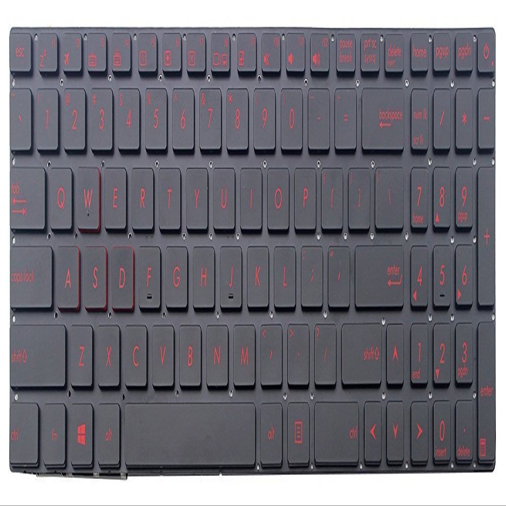 New US Laptop Replacement Keyboard Without Frame&with Backlit for ASUS GL552VW-DH74 GL771 GL771J GL771JW GL771JM