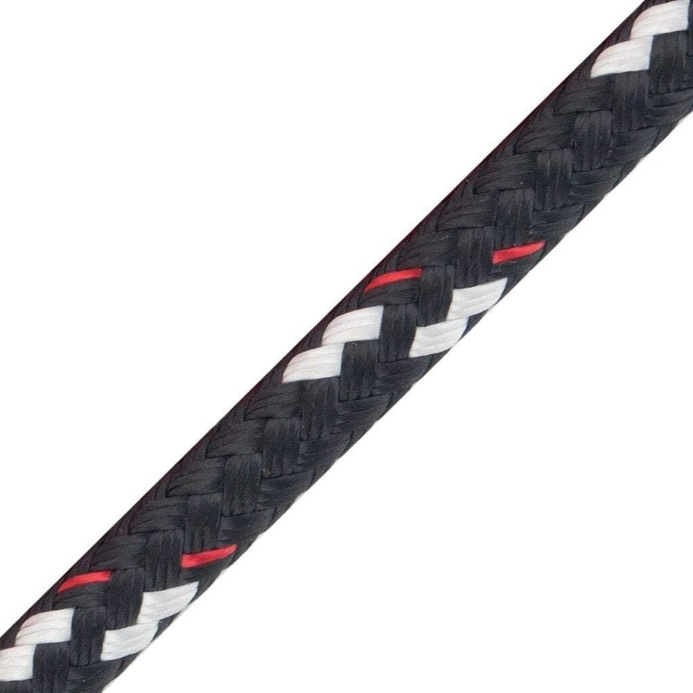 New England Ropes 7/16in (11mm) Sta-Set Solid Black 180 Feet Long