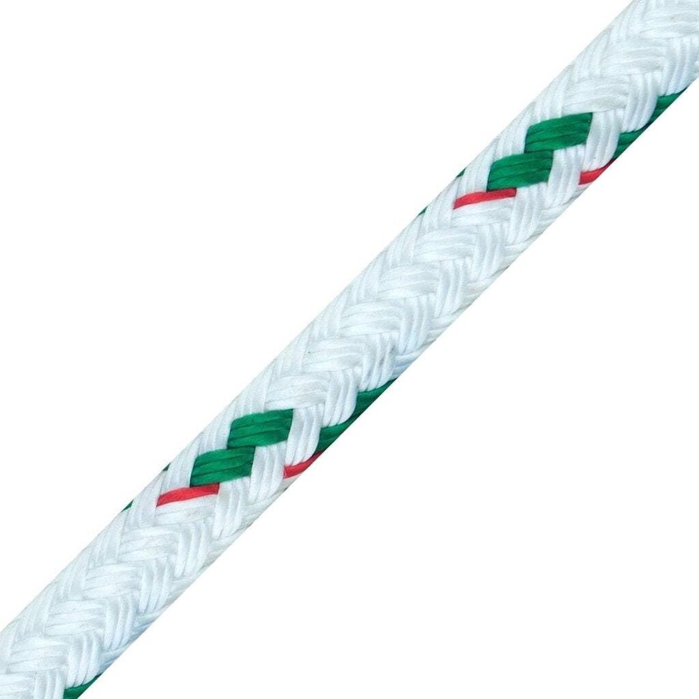New England Ropes 7/16in (11mm) Sta-Set Green Fleck 170 Feet Long