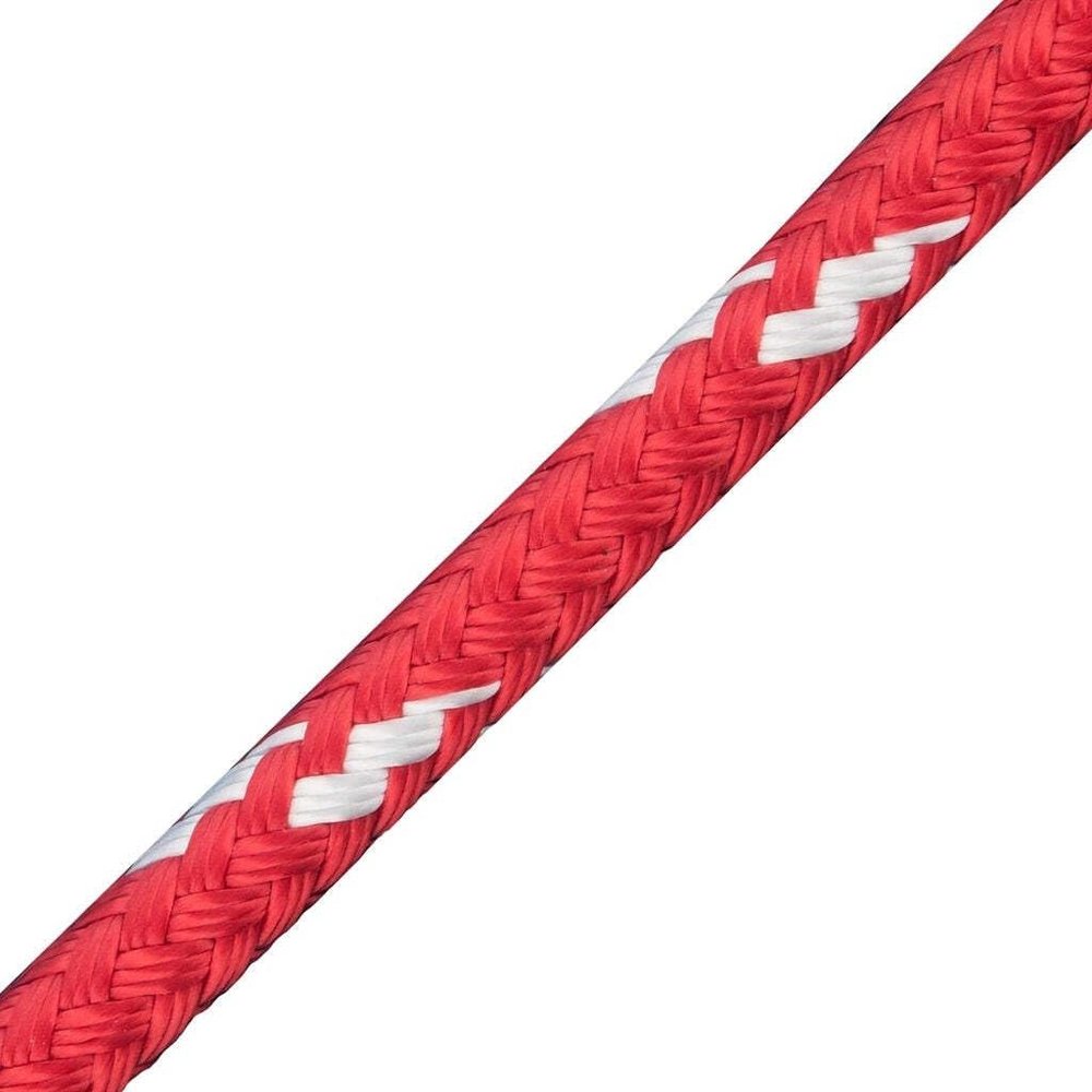 New England Ropes 7/16in (11mm) Sta-Set Solid Red 170 Feet Long