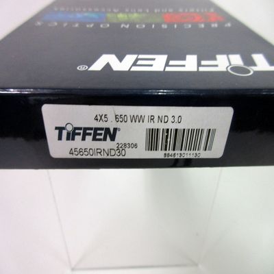4x5.65 Tiffen 4x5.650 IRND3.0 Filter Full Spectrum Water White Filters