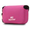 MegaGear Panasonic Lumix DMC-LX10 Ultra Light Neoprene Camera Case, with Carabiner - Hot Pink - MG1032 view 2