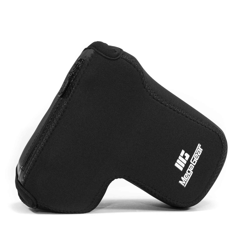 MegaGear MG1009 Ultra Light Neoprene Camera Case compatible with Sony Alpha A6400, A6500 (up to 16-70mm lens) - Black