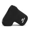 MegaGear MG1009 Ultra Light Neoprene Camera Case compatible with Sony Alpha A6400, A6500 (up to 16-70mm lens) - Black view 1