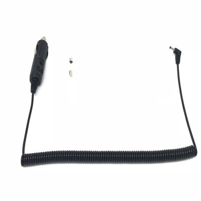 CAR DC Power Coiled Cord Compatible Replacement for Early Warning EW-5005/EW5005, EW-5015/EW5015 Radar Detector