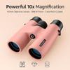 Barska Crush 10x42 Binoculars  Lightweight, Compact & Shockproof Design in Bright Colors for Hiking, Travel, Concerts, Sports, Great Gift Idea  Case & Strap Included view 4