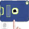 BENTOBEN iPad Air 2 Case, [Hybrid Shockproof Case] with Kickstand Rugged Triple-Layer Shock Resistant Drop Proof Case Cover for iPad Air 2 with Retina Display/iPad 6, Navy Blue/Green view 4