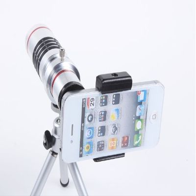 Universal Telephoto Lens Cell Phone Telescope GDIPro Hiking Concert Camera Lens 8X Optical Zoom Telescope Camera Lens with Holder for Middle Camera Smartphone