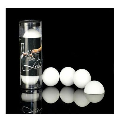GOWE Mirage Billiard Balls,One To Four Balls,White,5cm -Trick,Magic Tricks,Stage,Gimmick,Props,Comedy,Mentalism,Illusion