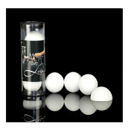 GOWE Mirage Billiard Balls,One To Four Balls,White,5cm -Trick,Magic Tricks,Stage,Gimmick,Props,Comedy,Mentalism,Illusion