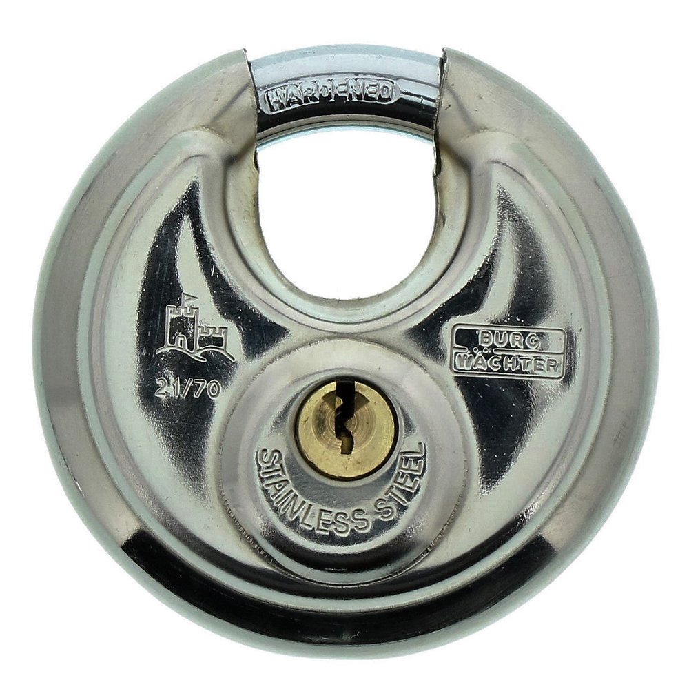 Burg Wchter Circle 21 70 SB Disc Padlock 70mm 2170sb