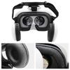 3D VR Virtual Reality Headset 3D Glasses VR BOX with Headphone for 4.0~6.0 Inches IOS Android Smartphones iPhone 6/6 plus, Samsung Galaxy S6 Edge+, Adjustable Focal Distance with earphone eardub view 4