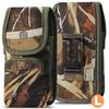 AH Military Grade Hunting Tree Camo Case w/Storage Pocket, for Android iPhone Xs Max iPhone 8 Plus,7 Plus,6s Plus, OnePlus 6T Rugged Canvas Pouch Holster Carrying Bag Fits Phone Thick CASE (Large) view 1