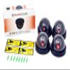 Mandala Crafts Fake CCTV Dummy Security Cameras with LED Light, 4 Pack view 1