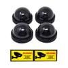Mandala Crafts Fake CCTV Dummy Security Cameras with LED Light, 4 Pack view 2