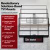 MantelMount MM540 - Above Fireplace Pull Down TV Mount for 44" to 80" Screen TVs to 90 lbs, with Patented auto-straightening, Adjustable Stops, Heat Sensor Handles & Paintable Covers view 4