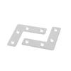 uxcell 4pcs 50mmx50mmx1mm Flat L Shaped Corner Brace Repair Plates view 2