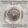 Westbrass Wing Nut Style Large Kitchen Sink Basket Strainer, 2 Pack, Satin Nickel, D2135-07 view 4