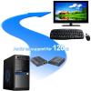 AGPTEK USB HDMI KVM Extender Over Single Cat 5/5E/6/7 Ethernet Cable- Signal Extension Up to 120m/365Ft- USB Keyboard Mouse Support- Adapter for Residential/Commercial Use view 2