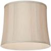 Taupe Gray Shade Vintage Chic Antique White 60" Tall Floor Lamp view 3
