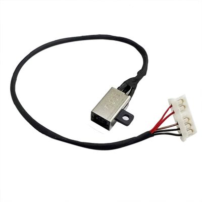 GinTai DC Power Jack Cable Connector Plug for Dell Inspiron 15 3000 (3551 3552 3555 3558 5552/14 3451 3452 3559 3558 41113)/ 5100 (i3558-9136) RYX4J 0RYX4J 450.03006.0001 450.03006.1002 (17.5cm)
