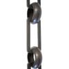 RCH Hardware CH-19-OBB Brass Chandelier Chain, Oil Bronzed Black (1 Foot) view 1