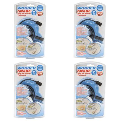 4 Sink Snake Drain Hair Removal Cleaner Tool Clog Drain Unclog Slow Sink Tub Tv by ATB